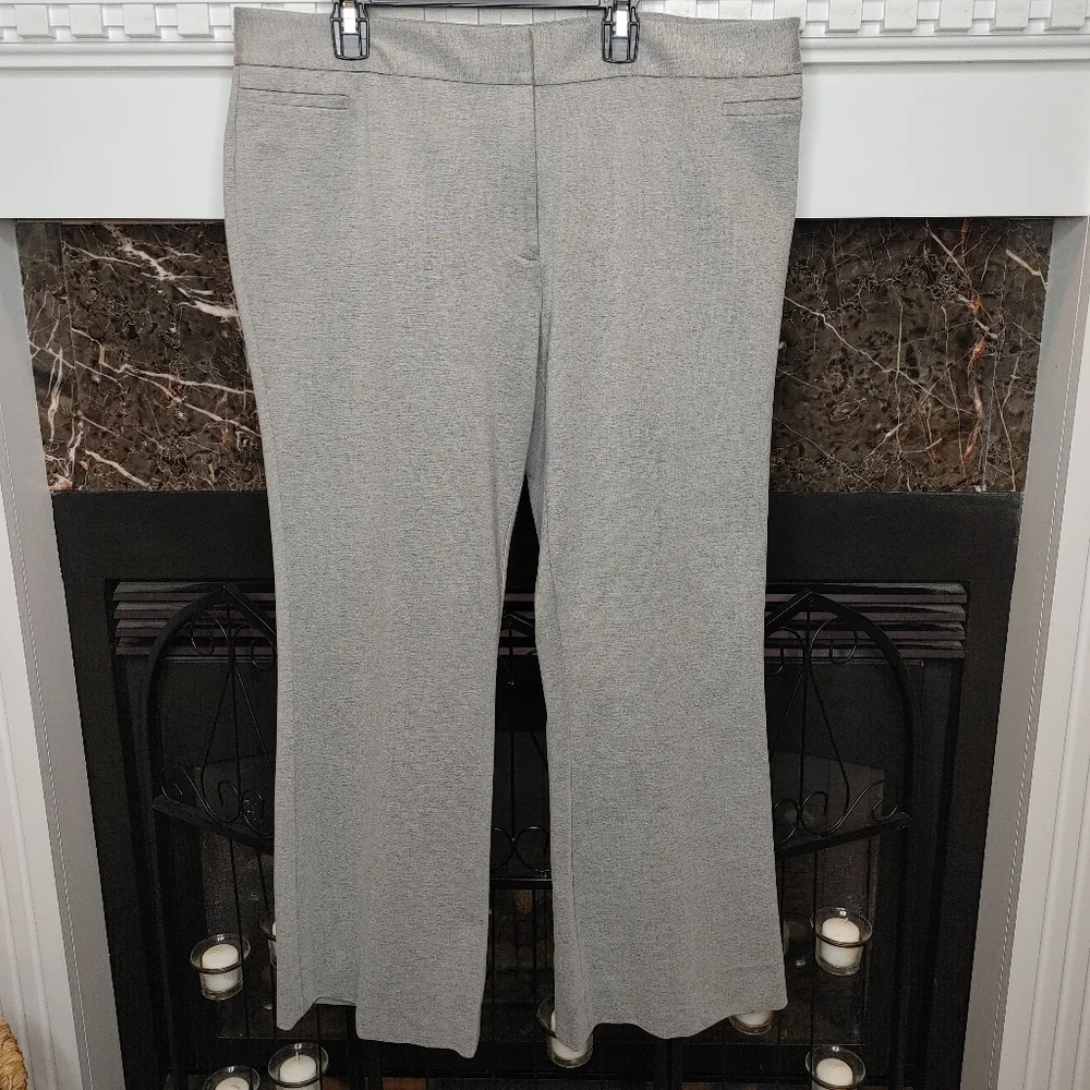 Calvin Klein Women's Slim Front Pant, Gray 14 - Picture 3 of 15